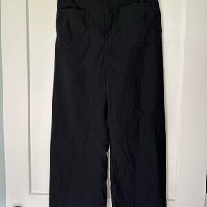 Anthropologie Maeve Colette Black Wide-Leg Pants